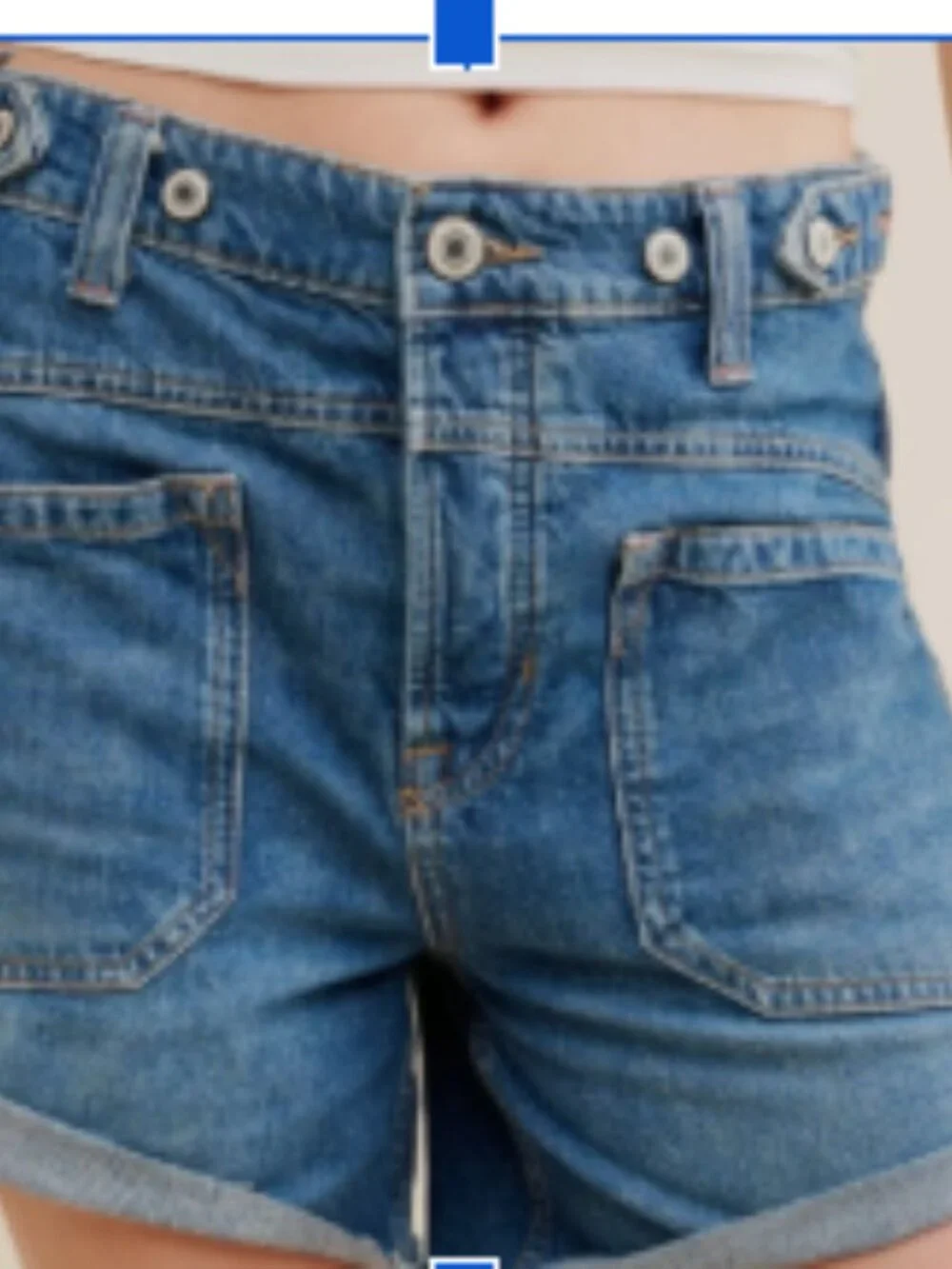 NWT We The Free Mid-Rise Palmer Denim Jean Shorts 29